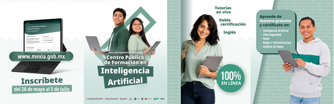 2.ª Convocatoria Nacional del Centro Público de Formación en Inteligencia Artificial